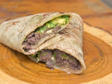 Burrito Bistec a la mexicana