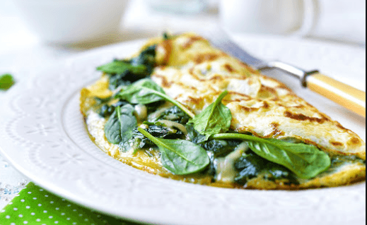 Omelettes de espinacas