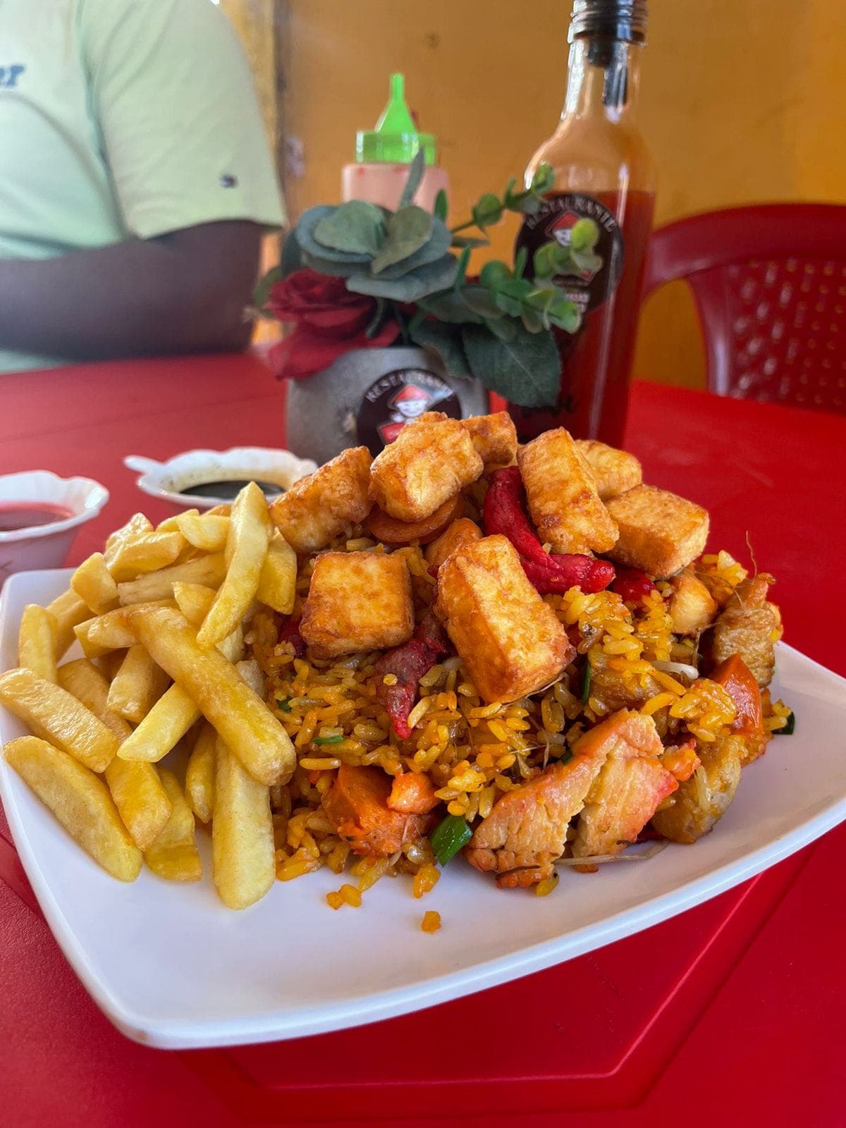 Arroz con Carne y Pollo