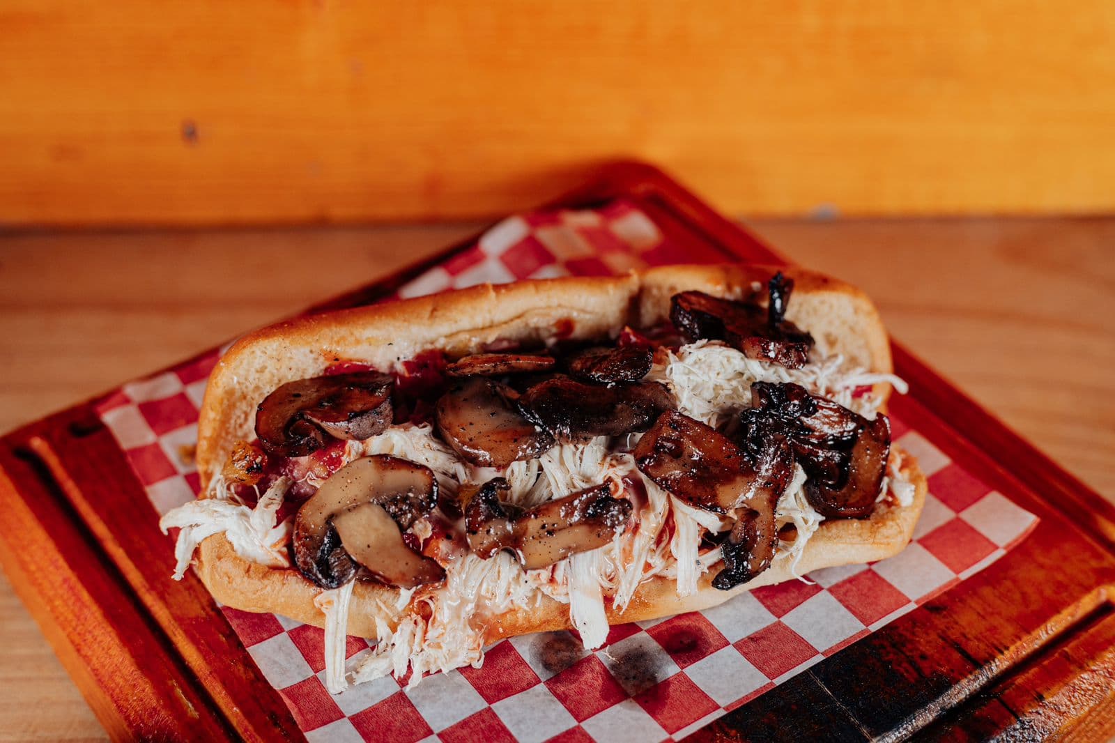 Hot Dog Champiñones