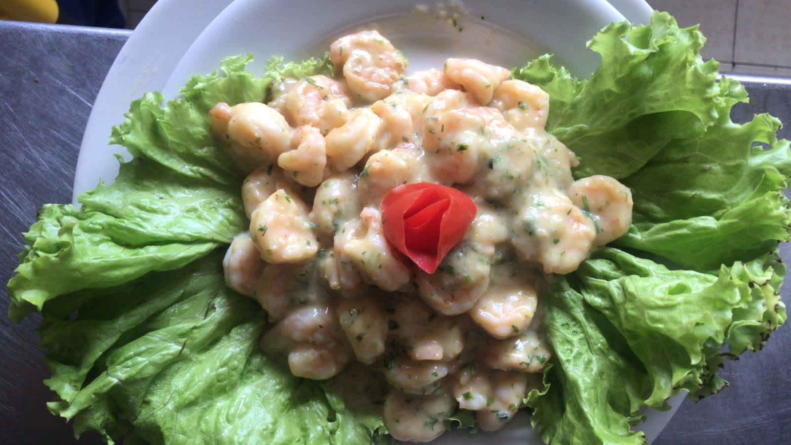 Camarones al Ajillo