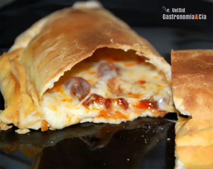 Calzone Sencillo Hawaiano
