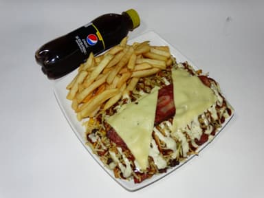 Salchipapa Especial