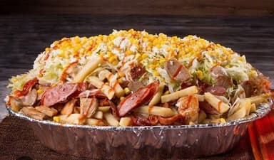 Salchipapa Súper Especial Salteada al wok Para 4