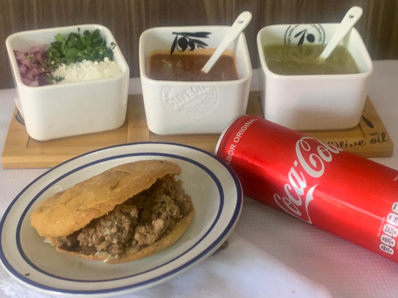 Gordita de Papa con Chorizo