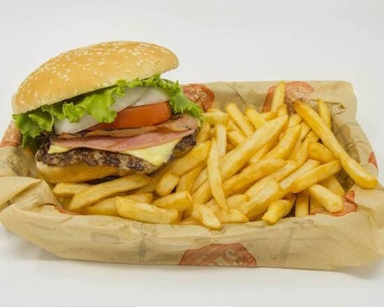 Hamburguesa con Tocino