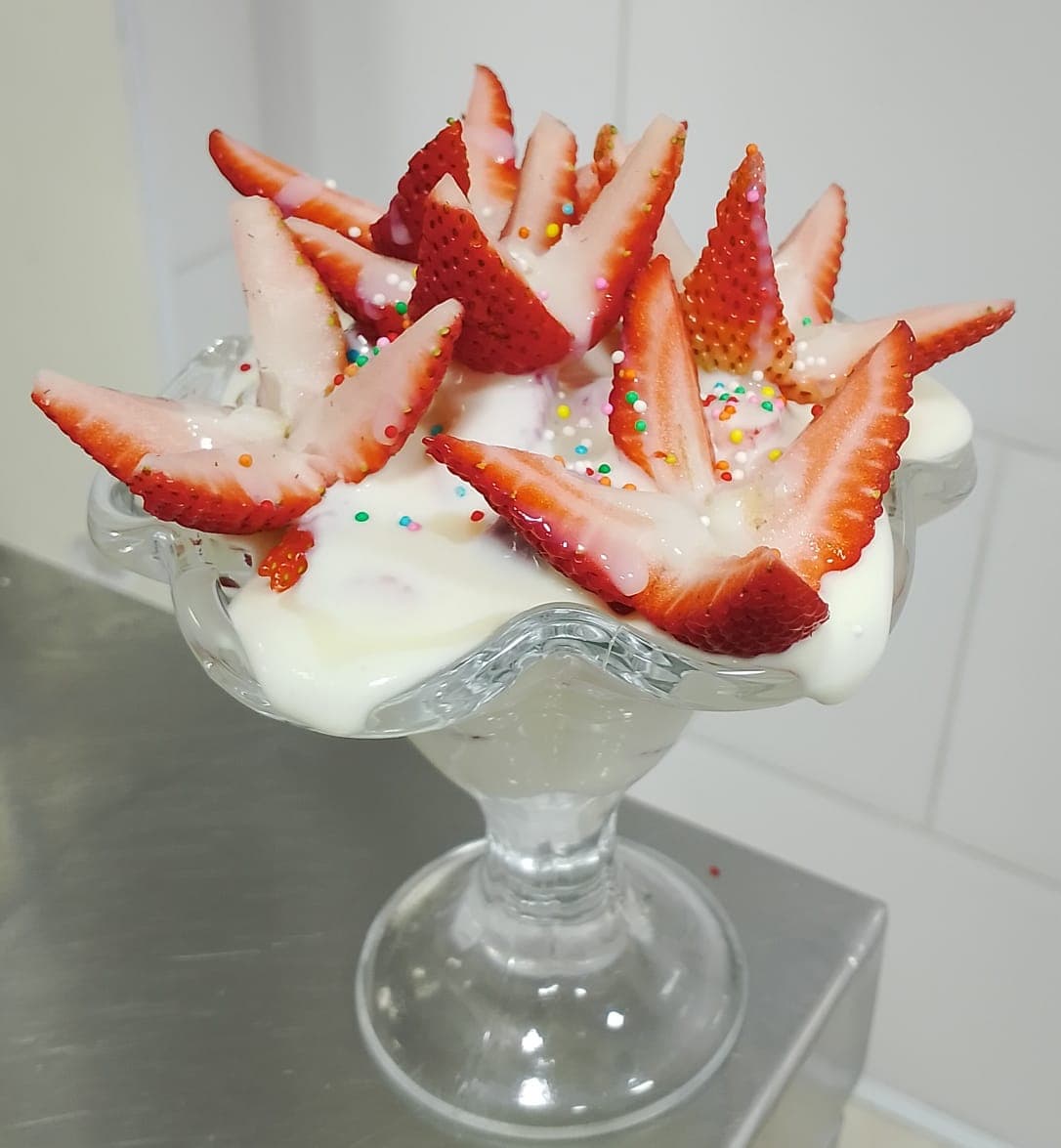 Fresas con Crema Pequeñas
