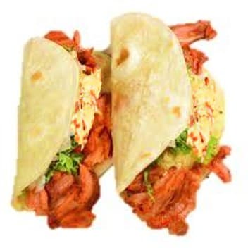 Taco al Pastor con Queso Tortilla de Harina