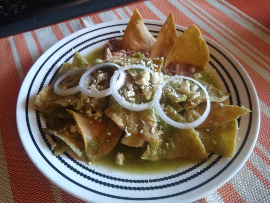 Chilaquiles Tradicionales Verdes