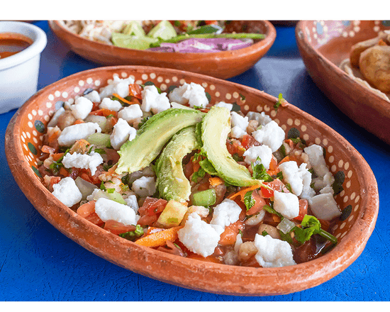 Tostada de Ceviche de Pescado