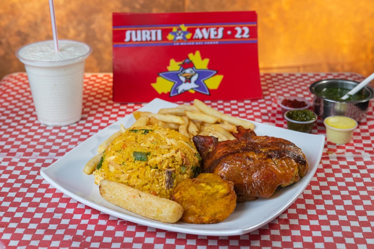 Bandeja Arroz con Pollo