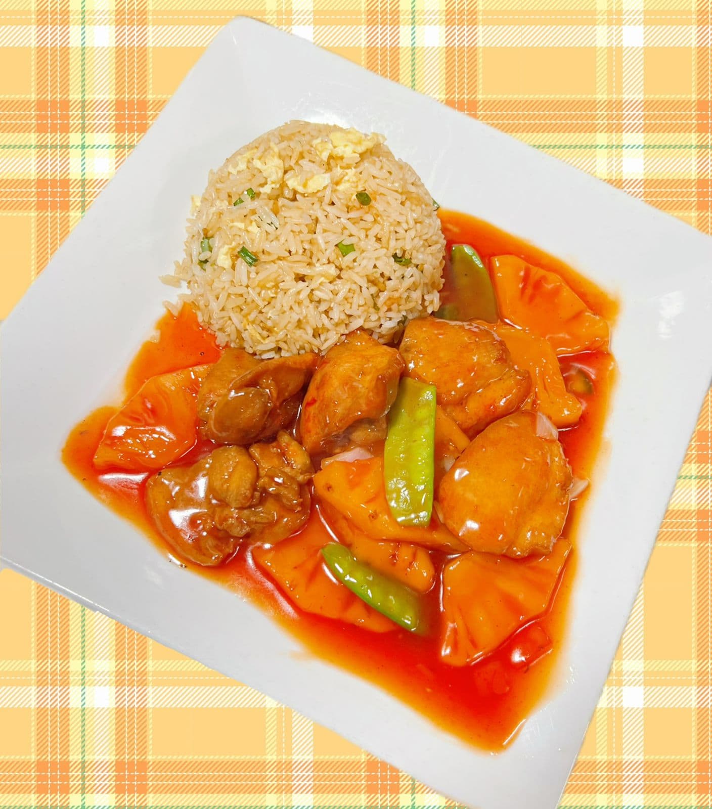 Pollo en Trozos con Piña