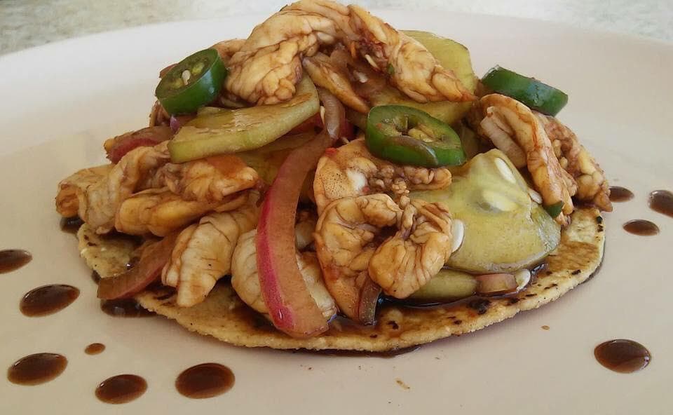 Tostada de Ceviche de Pescado