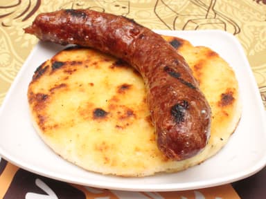 Arepa con Chorizo