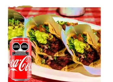 Orden de 4 Tacos de Asada + COCA-COLA