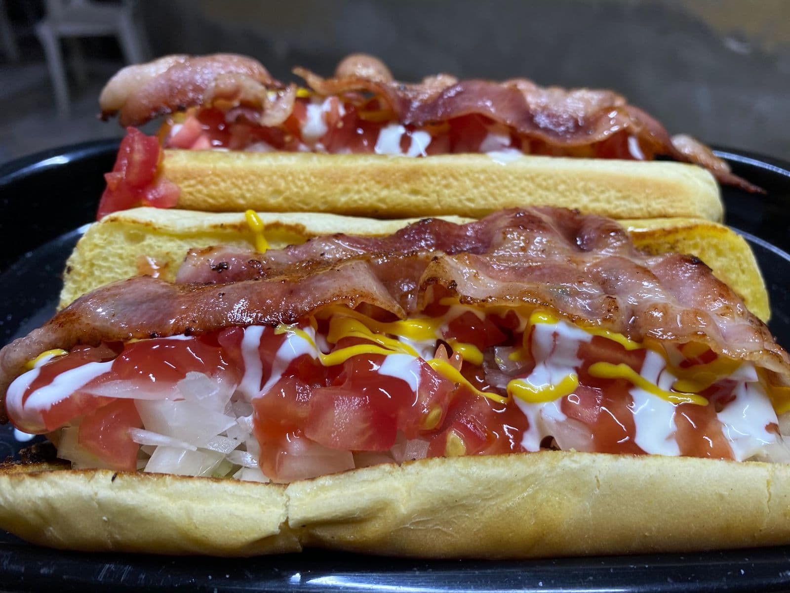 Hot- Dog con Tocino
