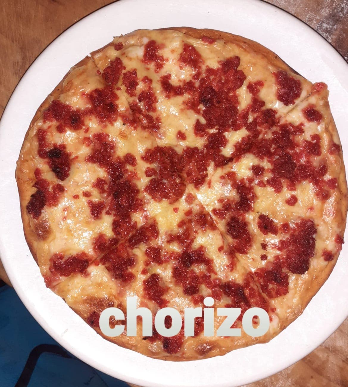 Pizza de Chorizo