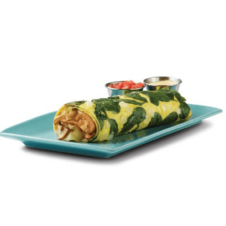 Spinach & Mushroom Omelette