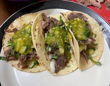 Taco de Barbacoa Blando