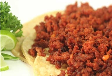 Taco de Chorizo (Tortilla de Harina)