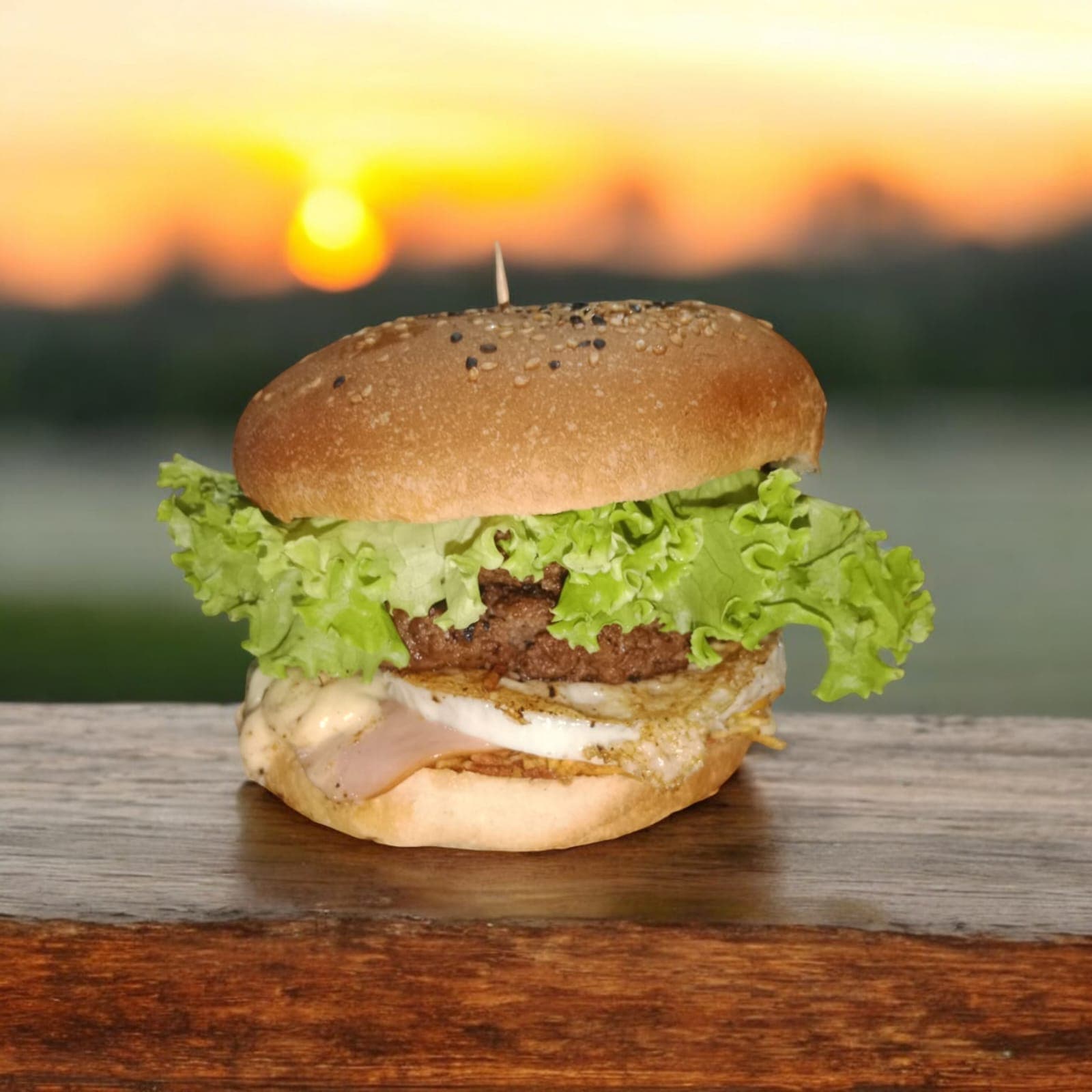 Hamburguesa Sencilla.