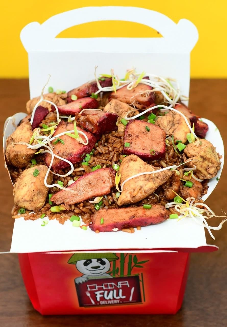 Arroz Chino con Pollo y Camarón Familiar