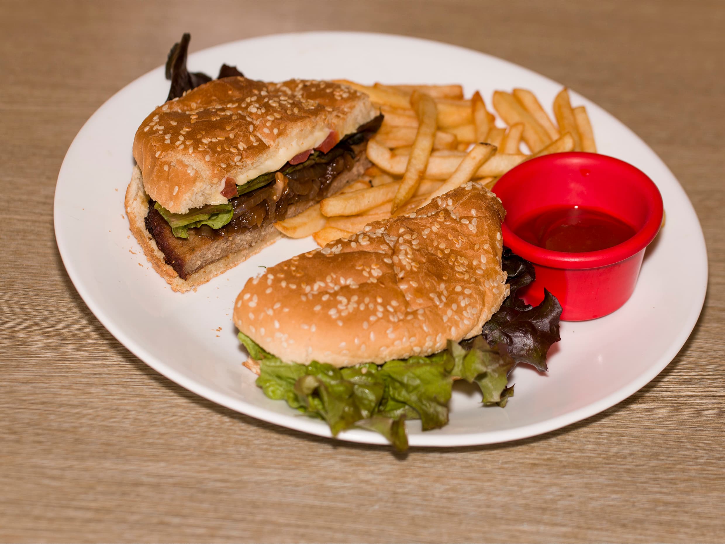 Hamburguesa con Papas