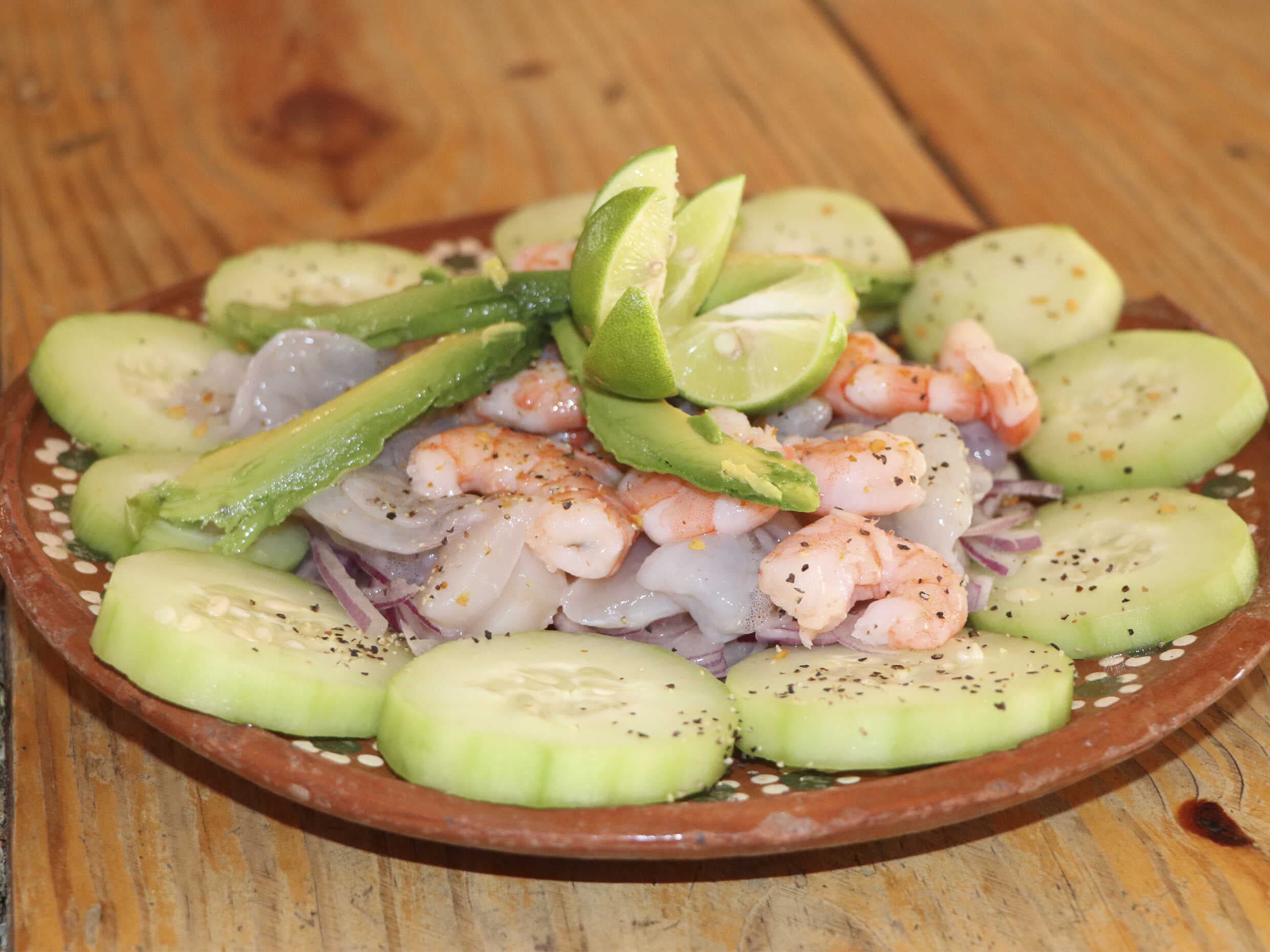 Aguachile de Camarón y Callo de Pescado 500ml