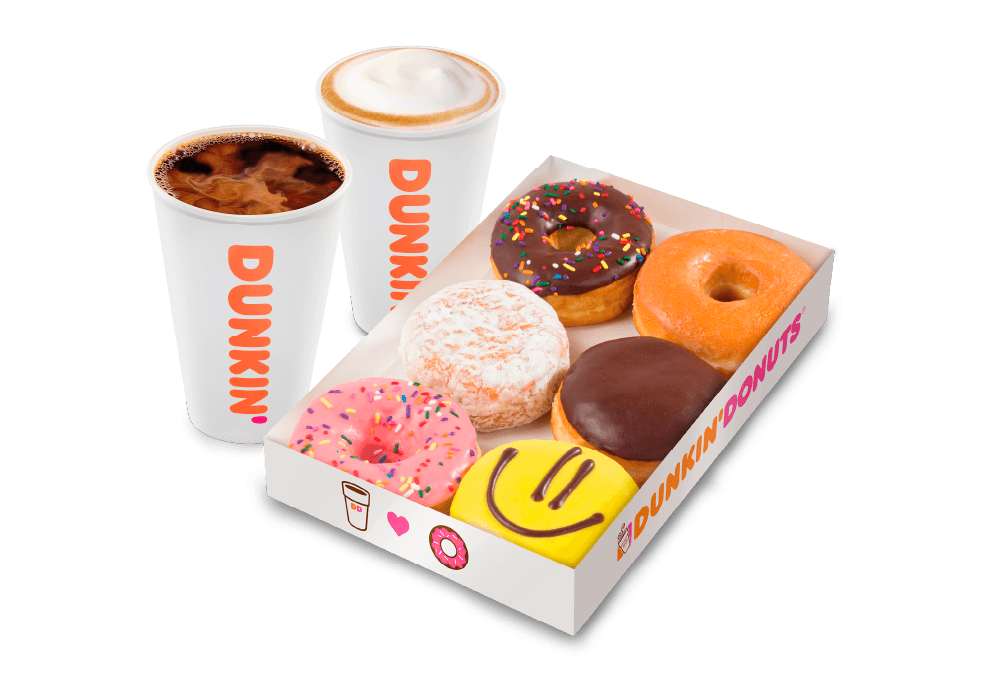 1/2 Docena y 2 Bebidas Dunkin'