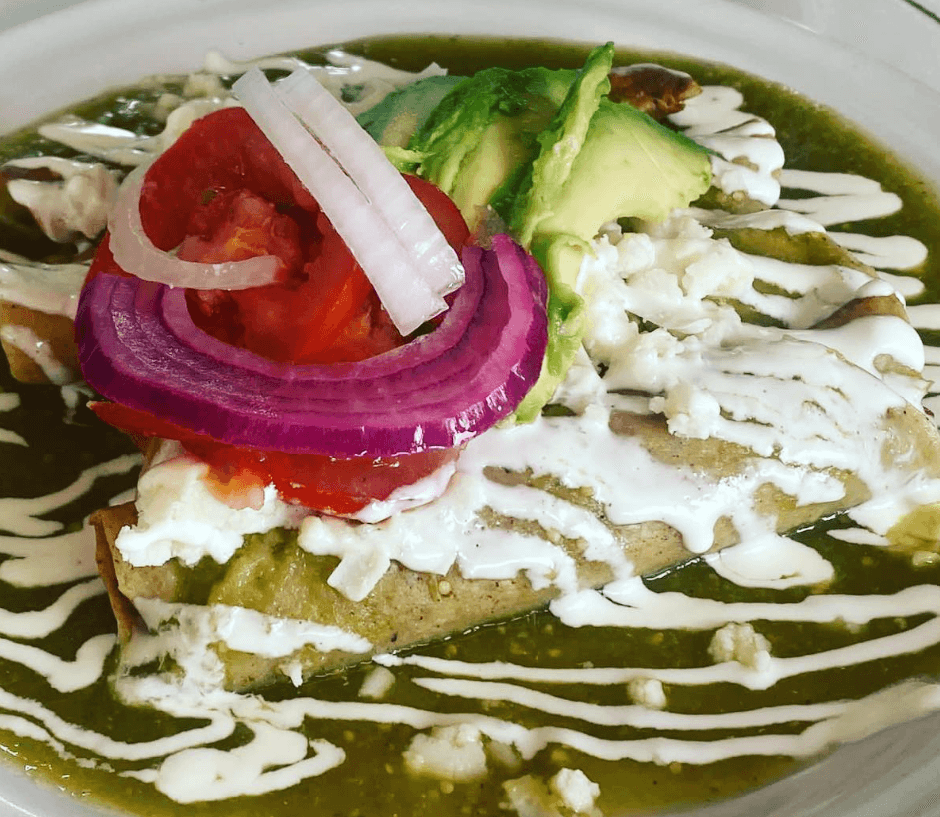 Enchiladas de pollo