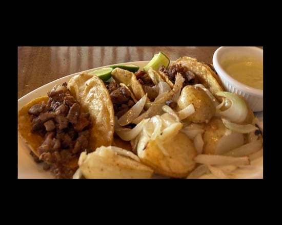 Tacos de Carne Asada+coca