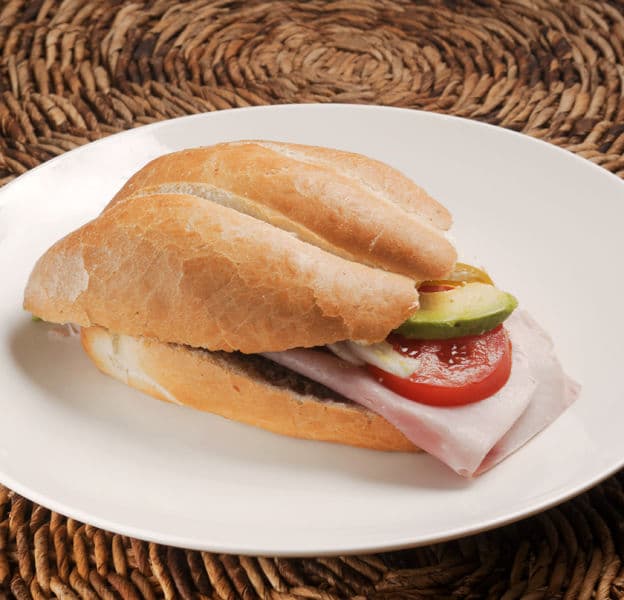 Torta de jamón y queso