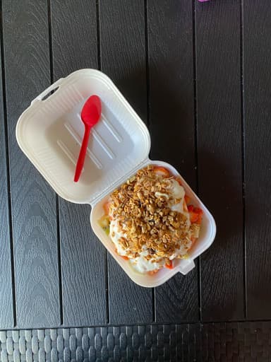 Fruta con Crema