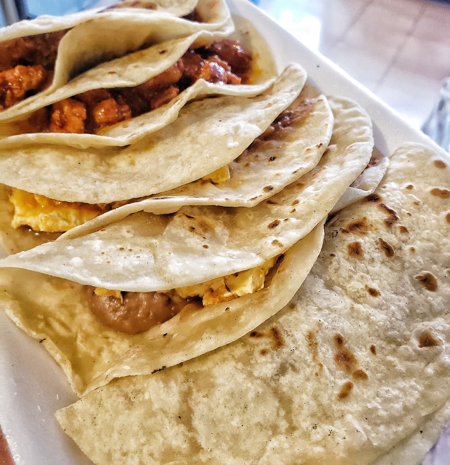 Taco con Tortilla de Harina
