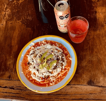 Chilaquiles Salsa de Tomate