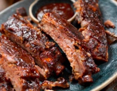 Costilla Ahumada de Cerdo a la BBQ