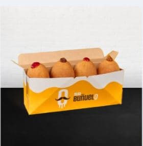 Caja x 4 Buñuelos Rellenos