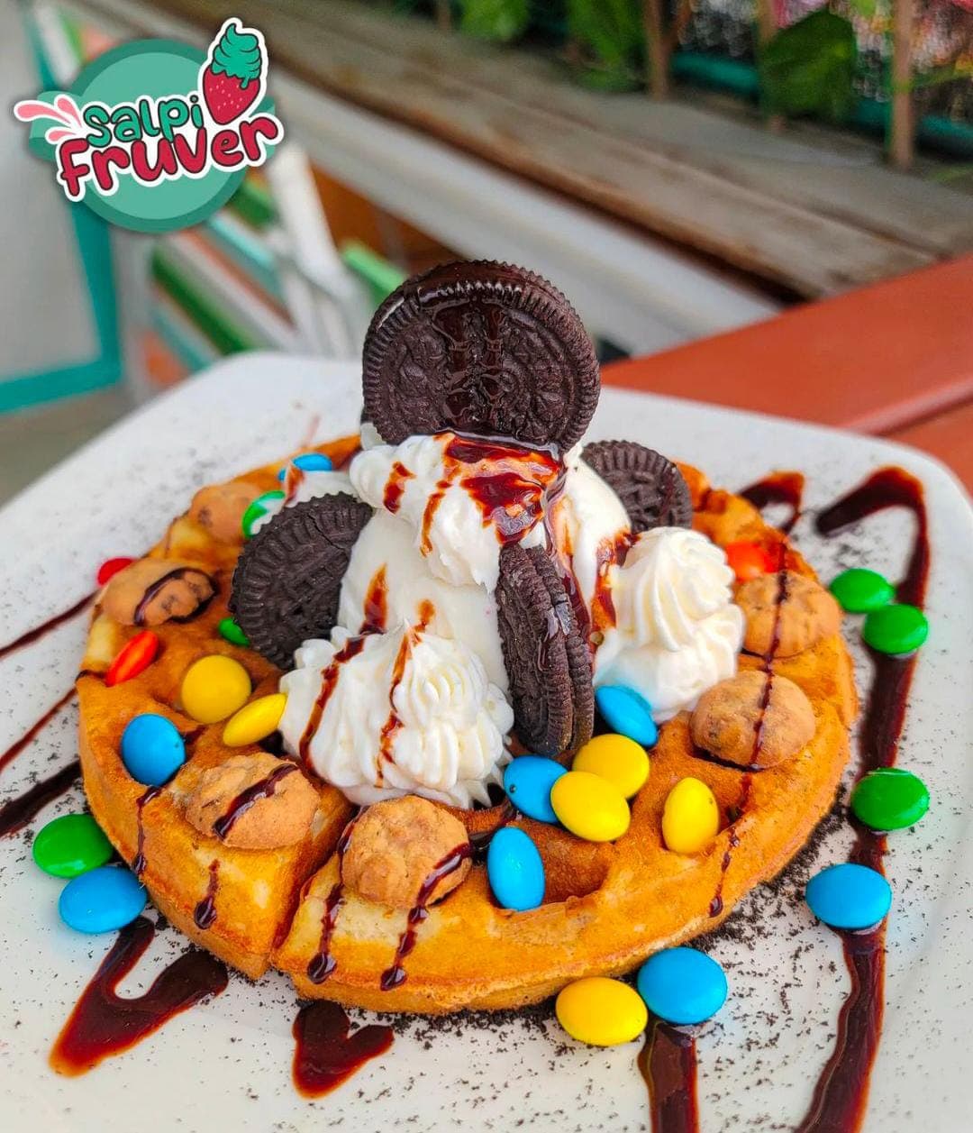 Waffle de Chocolate