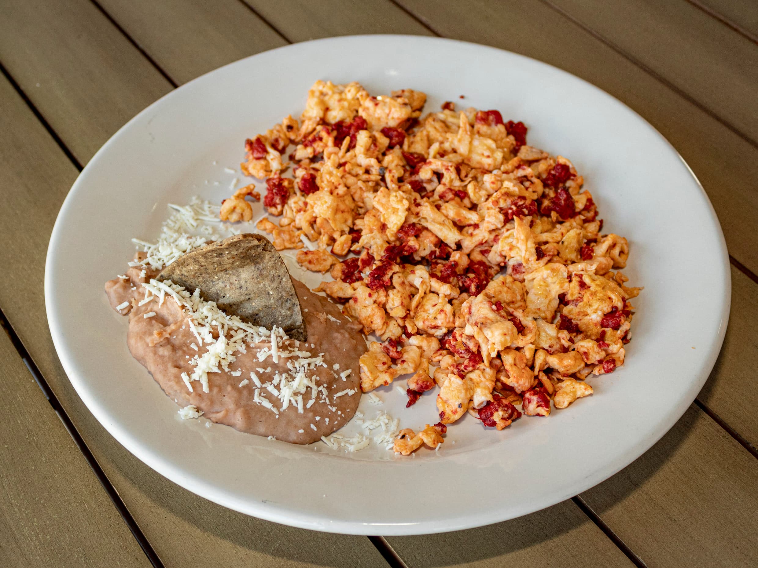Huevos con Chorizo