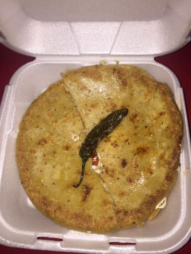 Tortilla Rellena de Camarones