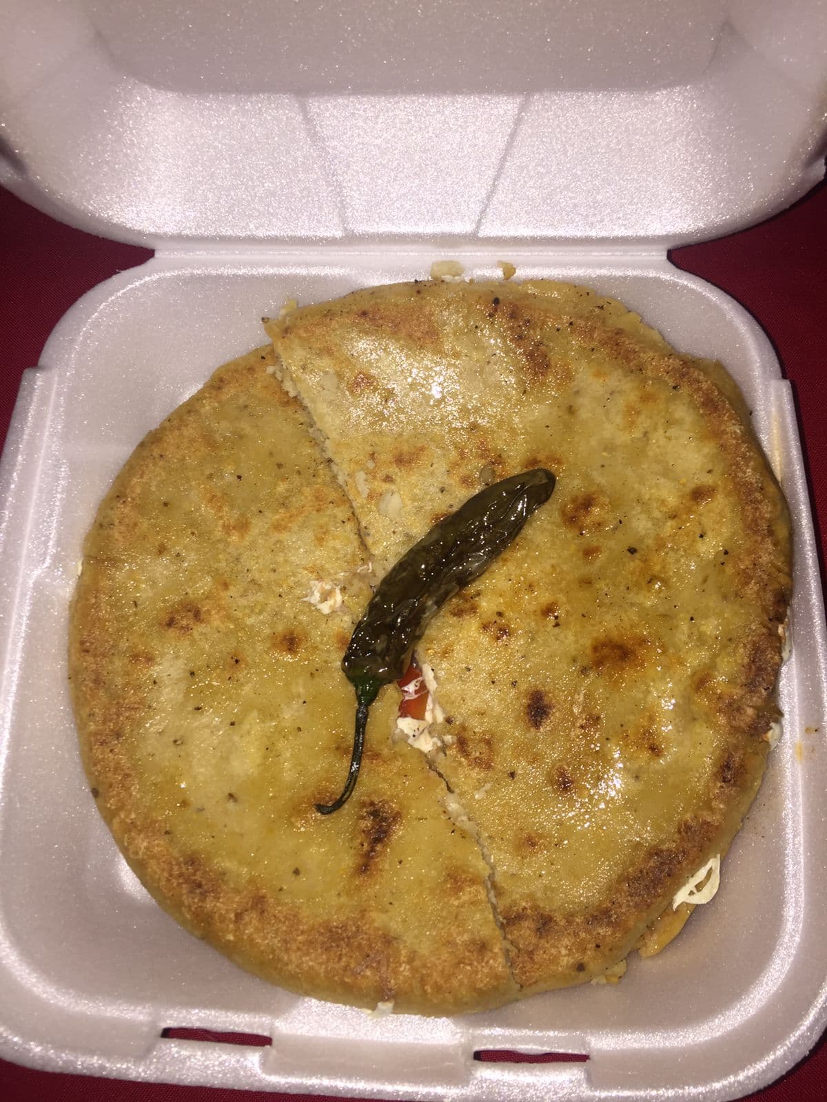 Tortilla Rellena de Camarones