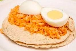 Taco de Huevo Cocido