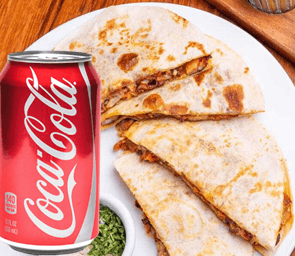 Gringas + Coca Cola 355 Ml.