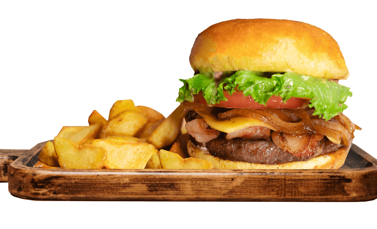 Hamburguesa Artesanal con Papas