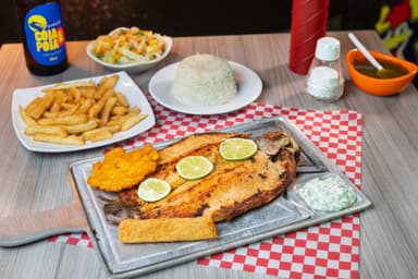 Trucha a la Plancha y Bebida