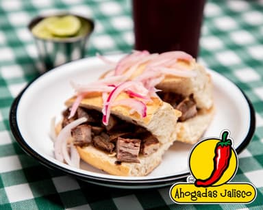 Torta Ahogada de Arrachera