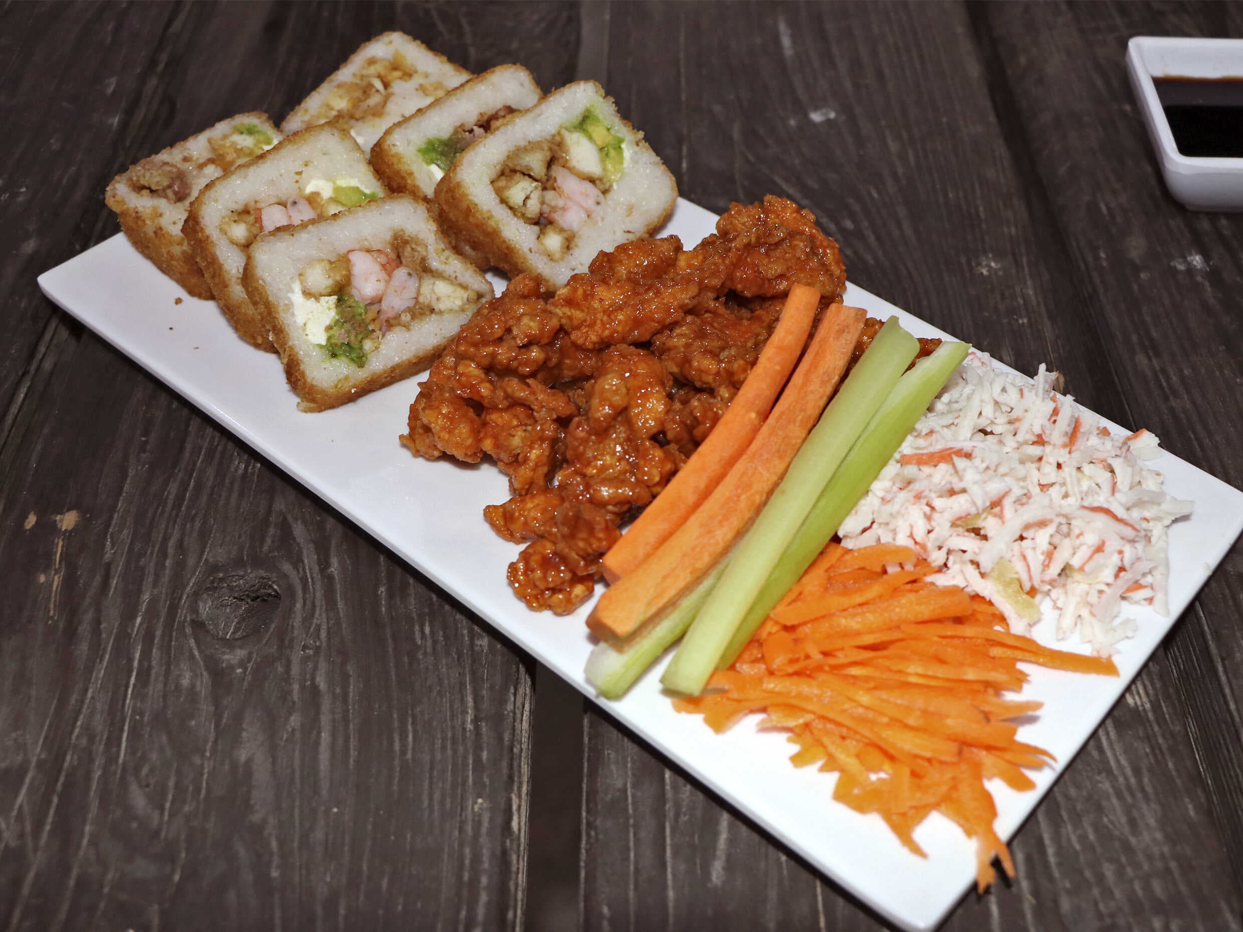 1/2 Sushi y 1/2 Boneless...