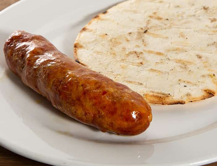 Arepa con Chorizo