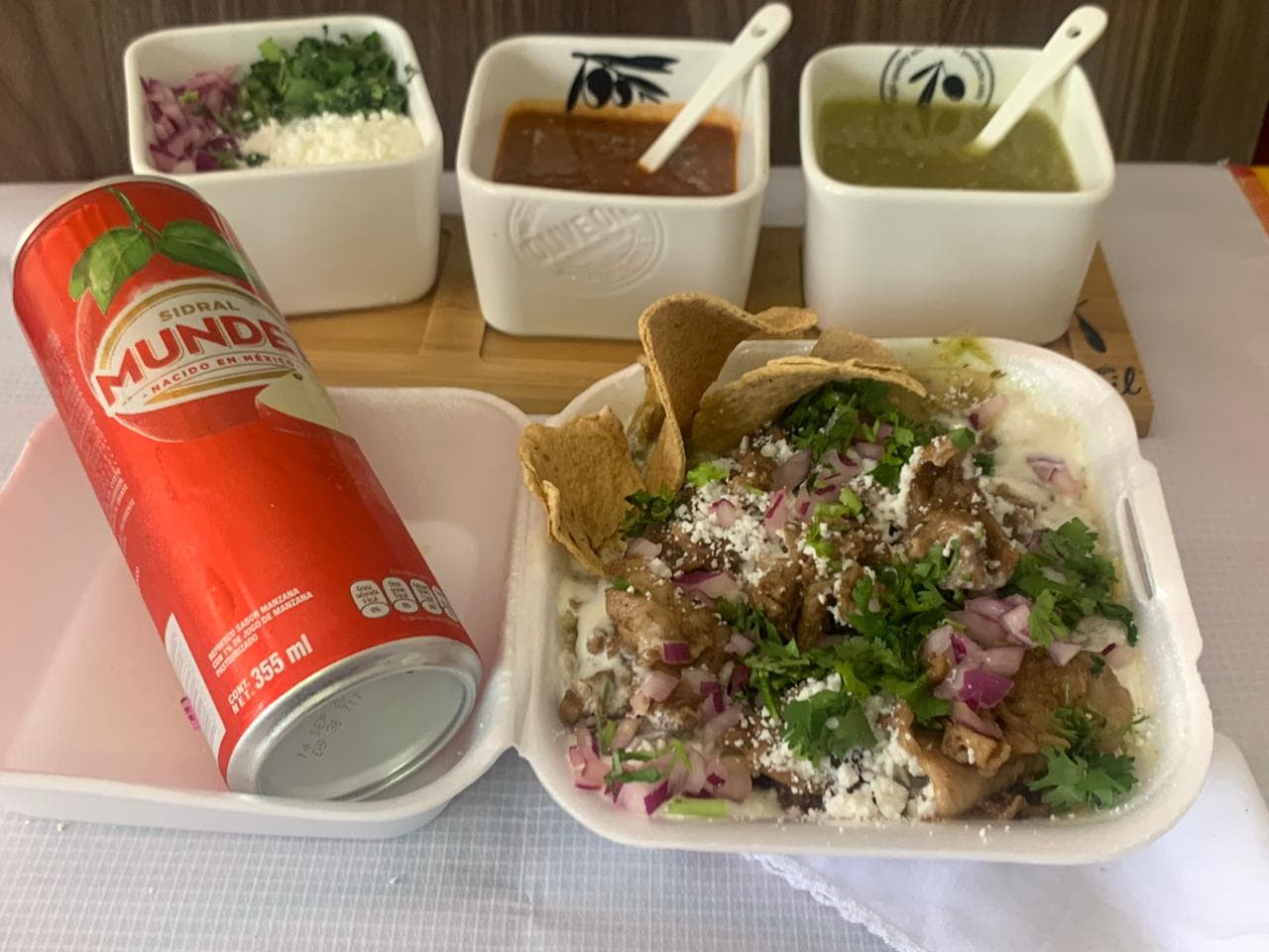 Chilaquiles con Bisteck