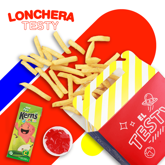 Lonchera Testy con Hamburguesa Pequeña